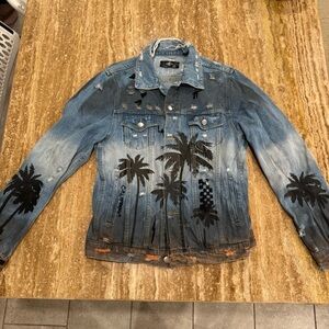 Amiri Distressed Denim Jacket